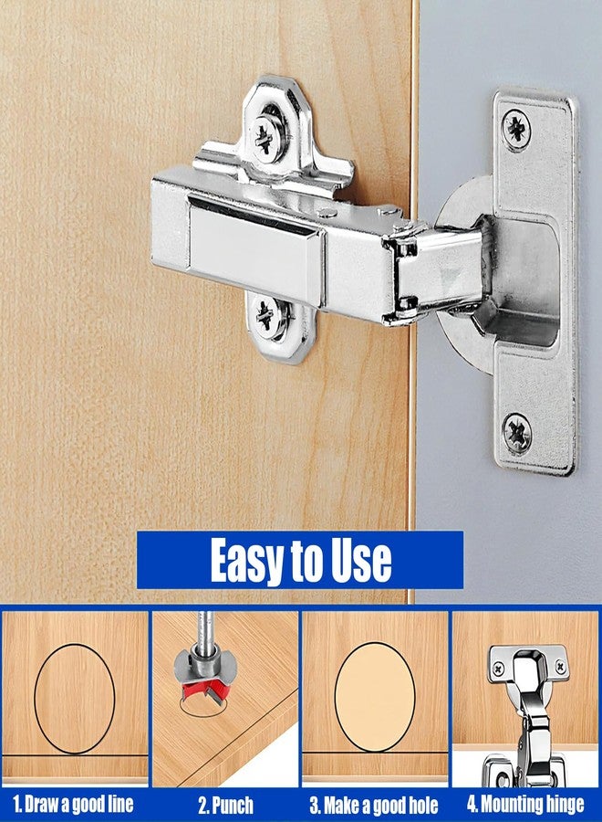 YUISI Door Hinge Jig, 35mm Hinge Hole Drilling Guide Locator Hinge Drilling Jig Hinges for Woodworking & Cabinet - Image 3